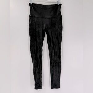 Spanx Faux Leather Leggings XL Black